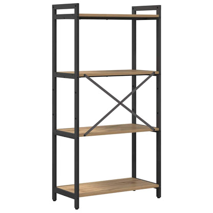 Bookshelf Artisan Oak 60 x 30 x 120 cm Engineered Wood