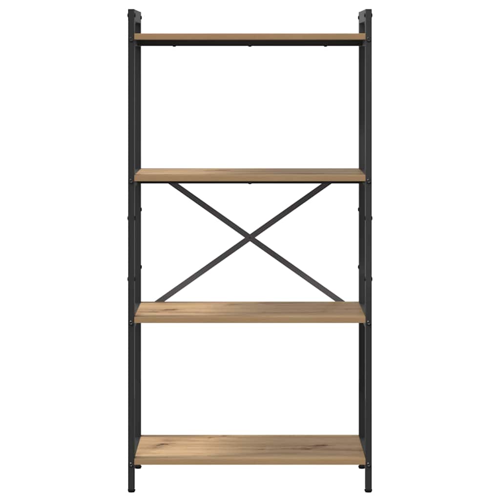 Bookshelf Artisan Oak 60 x 30 x 120 cm Engineered Wood