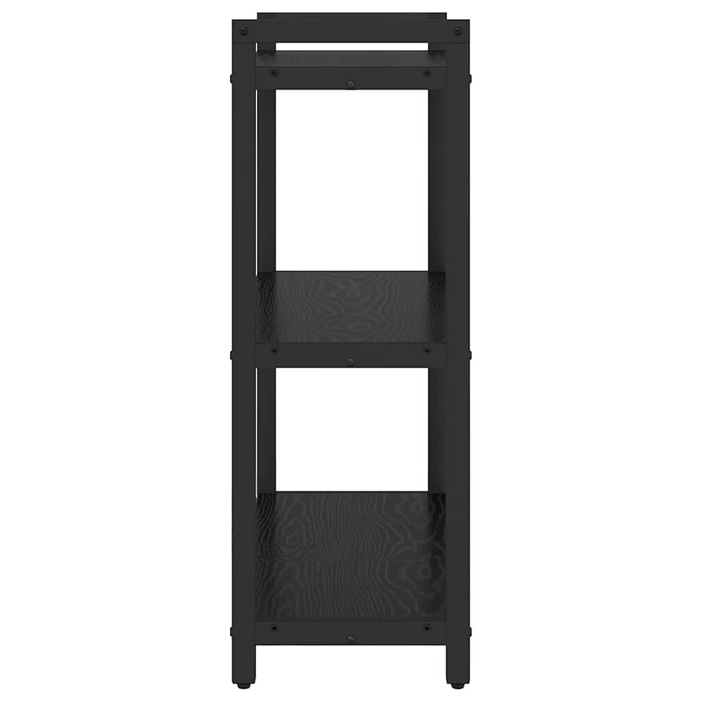 Bookshelf Black Oak 60 x 30 x 85 cm Engineered Wood