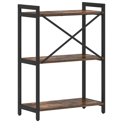 Bookshelf Smoked Oak 60 x 30 x 85 cm Engineered Wood