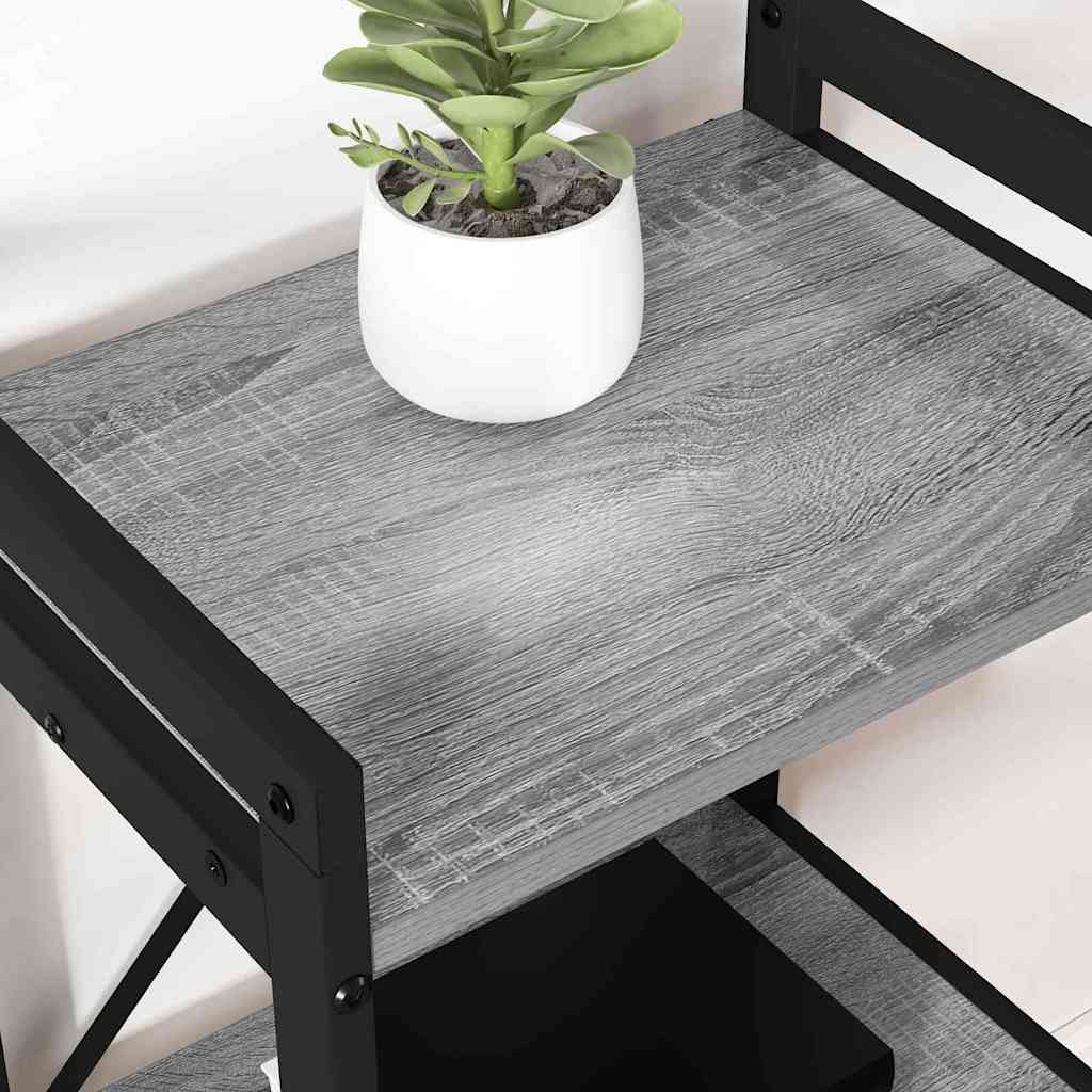 Bookshelf Grey sonoma 60 x 30 x 85 cm Engineered Wood