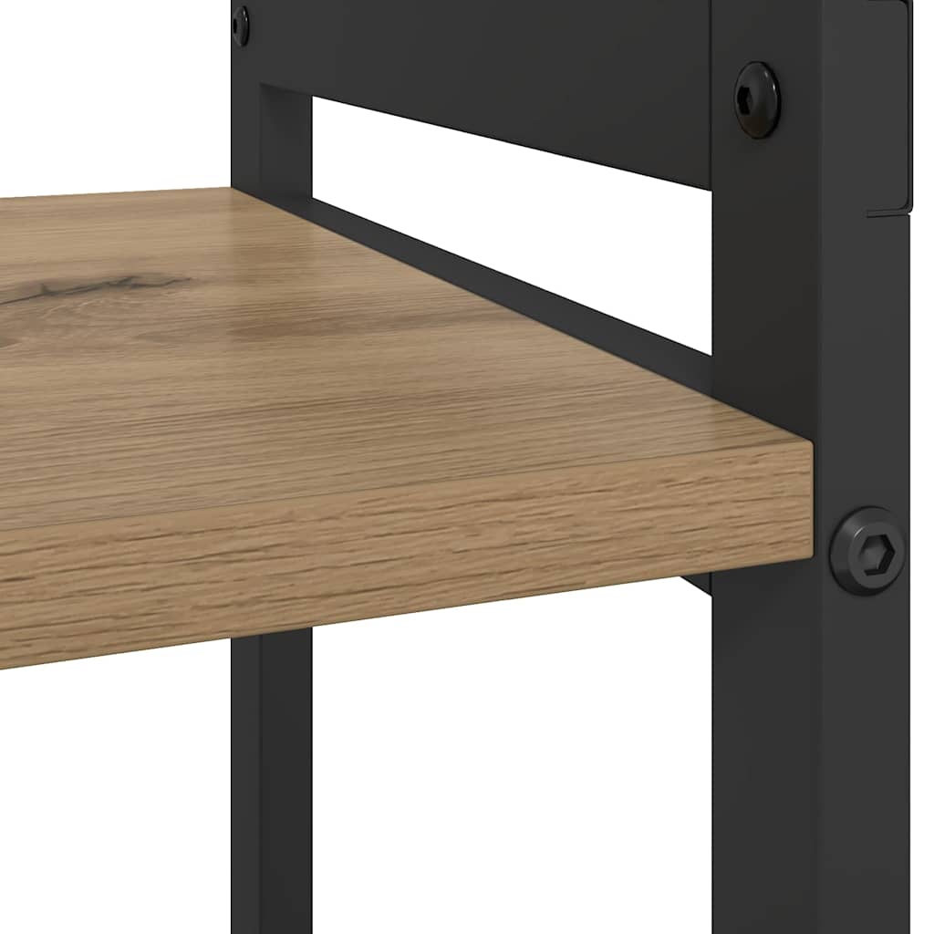 Bookshelf Artisan Oak 60 x 30 x 85 cm Engineered Wood