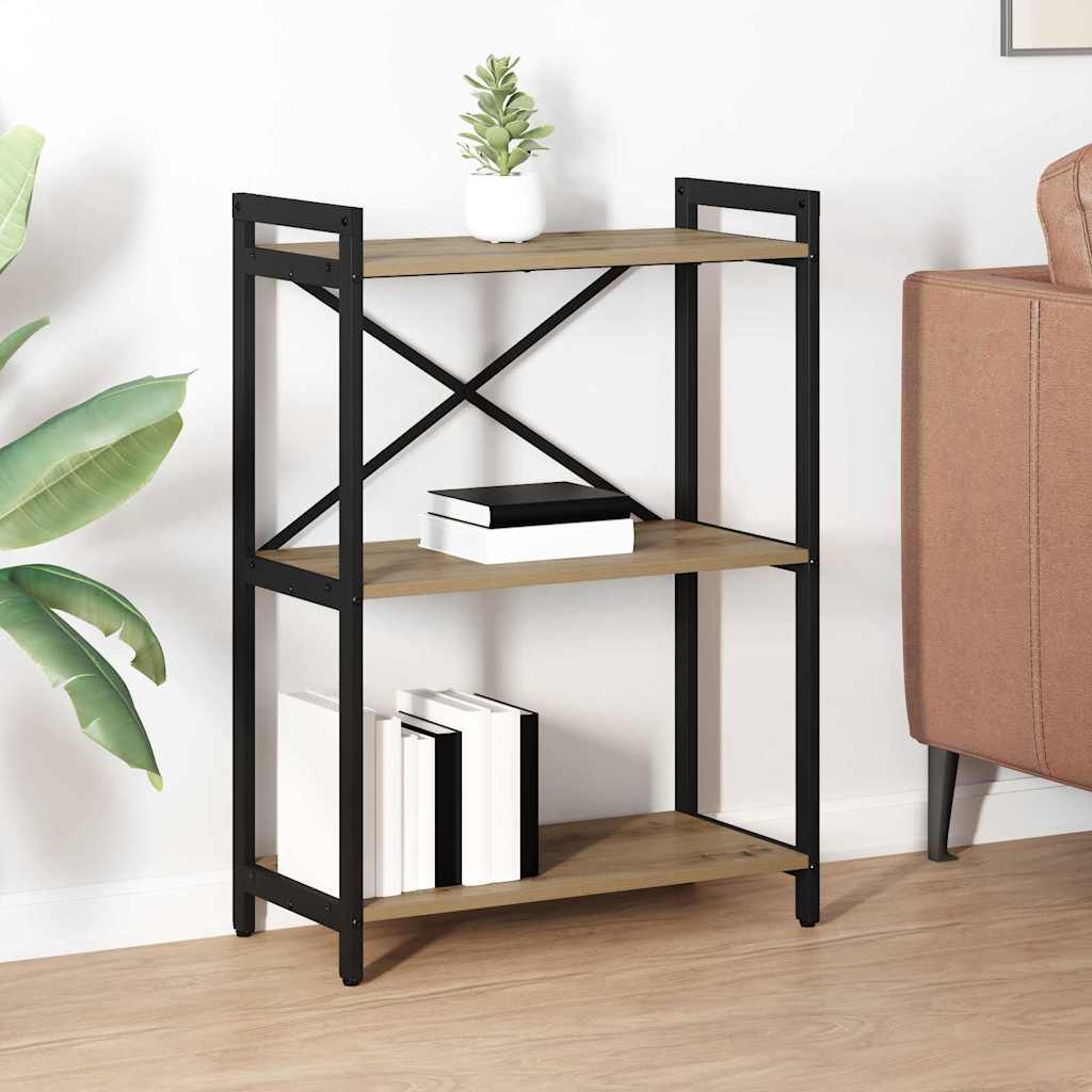 Bookshelf Artisan Oak 60 x 30 x 85 cm Engineered Wood
