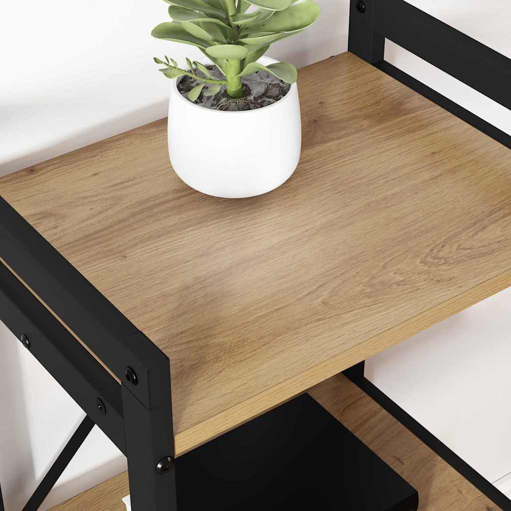 Bookshelf Artisan Oak 60 x 30 x 85 cm Engineered Wood