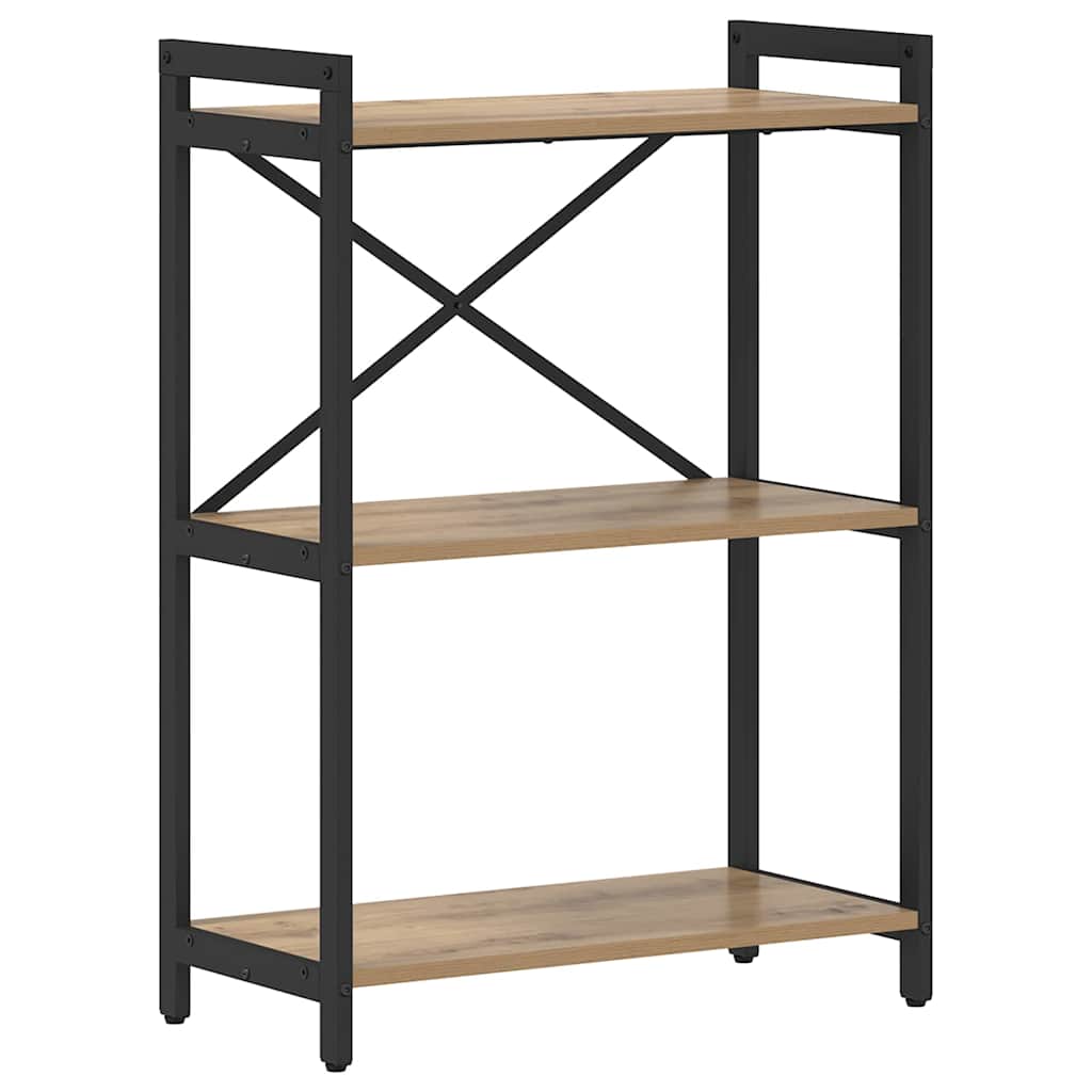 Bookshelf Artisan Oak 60 x 30 x 85 cm Engineered Wood
