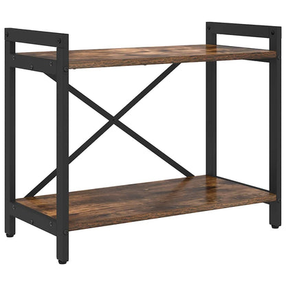 Bookshelf Smoked Oak 60 x 30 x 50 cm Engineered Wood