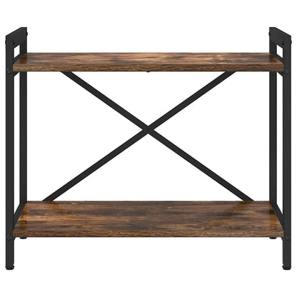 Bookshelf Smoked Oak 60 x 30 x 50 cm Engineered Wood