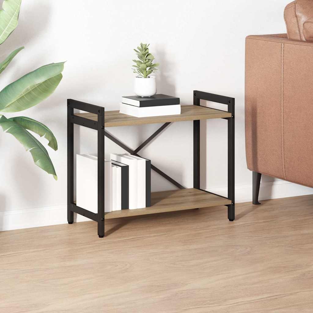 Bookshelf Artisan Oak 60 x 30 x 50 cm Engineered Wood