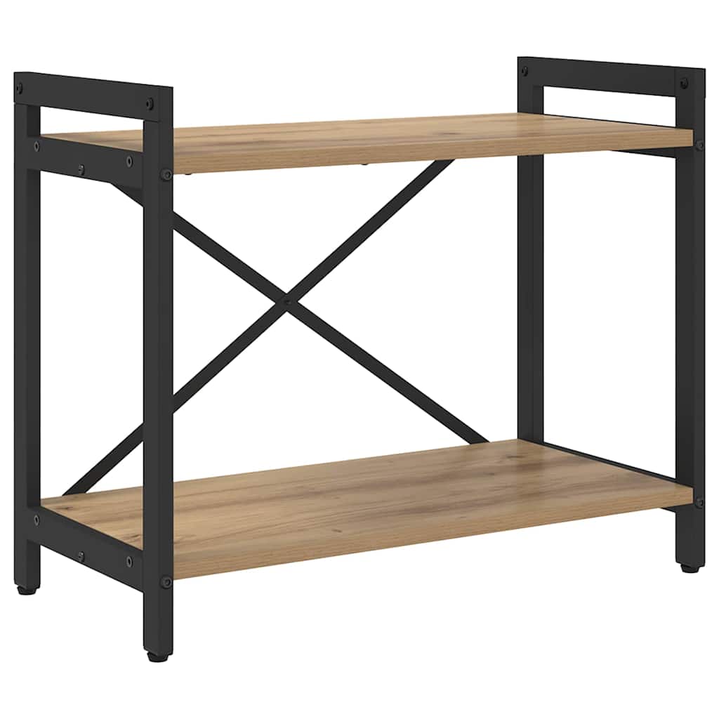 Bookshelf Artisan Oak 60 x 30 x 50 cm Engineered Wood