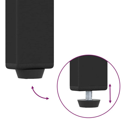 Bookshelf Black Oak 80 x 30 x 190 cm Engineered Wood