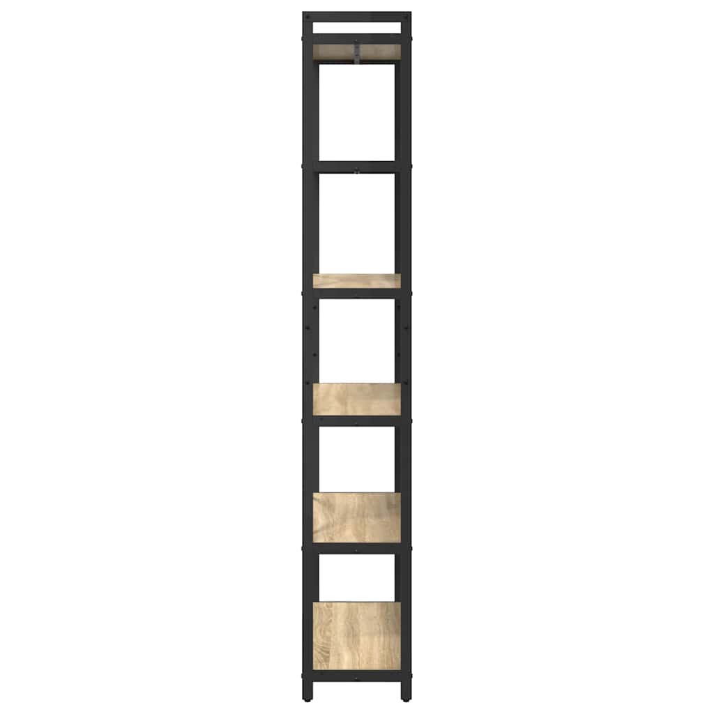 Bookshelf 80 x 30 x 189.5 cm Engineered Wood Sonoma Oak