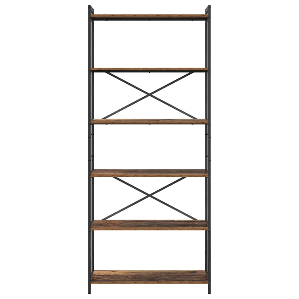 Bookshelf Old wood 80 x 30 x 190 cm Engineered Wood