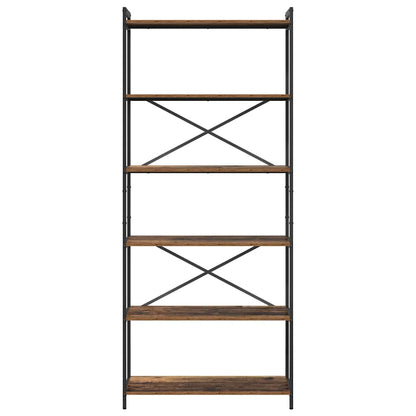 Bookshelf Old wood 80 x 30 x 190 cm Engineered Wood