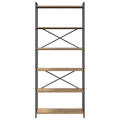 Bookshelf Artisan Oak 80 x 30 x 190 cm Engineered Wood