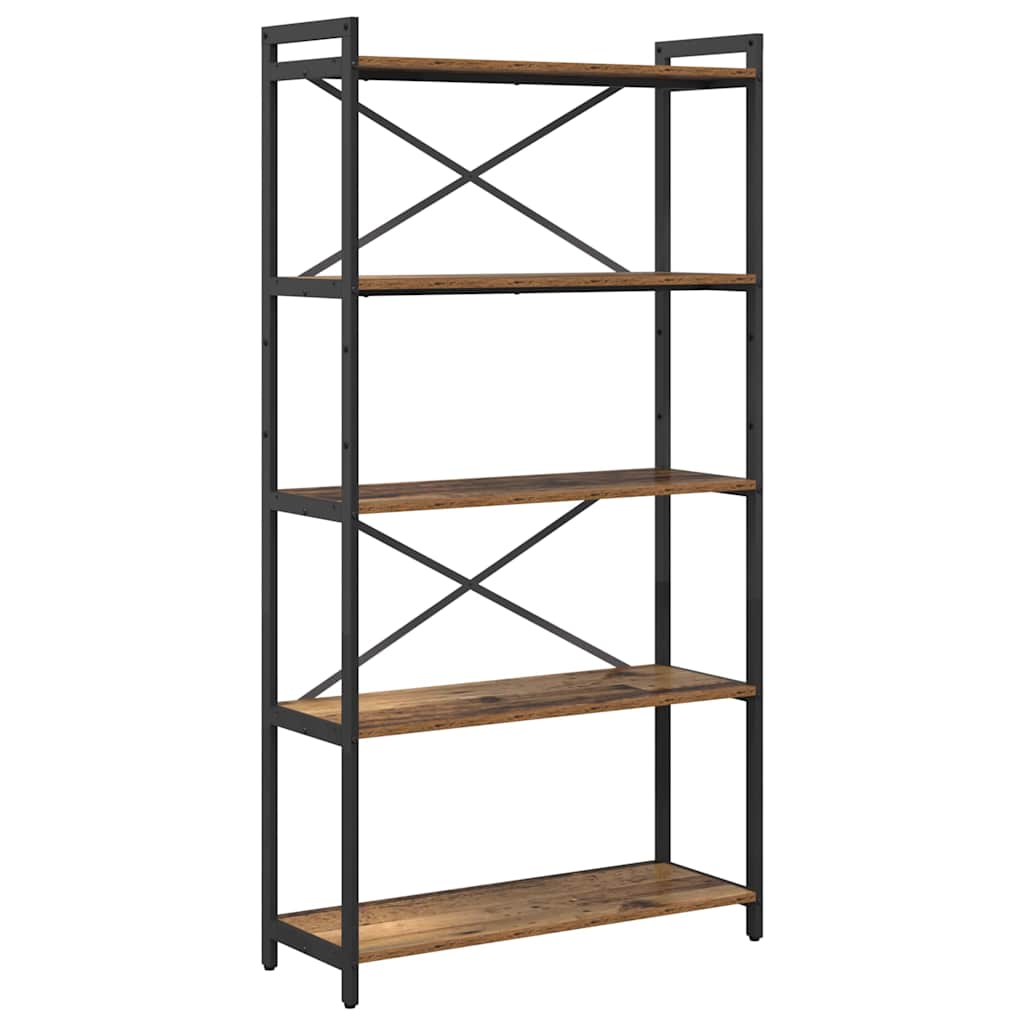 Bookshelf Old wood 80 x 30 x 155 cm Engineered Wood