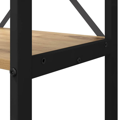 Bookshelf 80 x 30 x 155 cm Engineered Wood Artisan Oak
