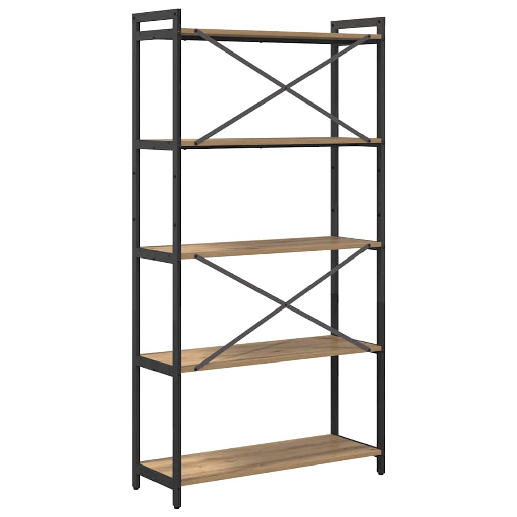 Bookshelf Artisan Oak 80 x 30 x 155 cm Engineered Wood