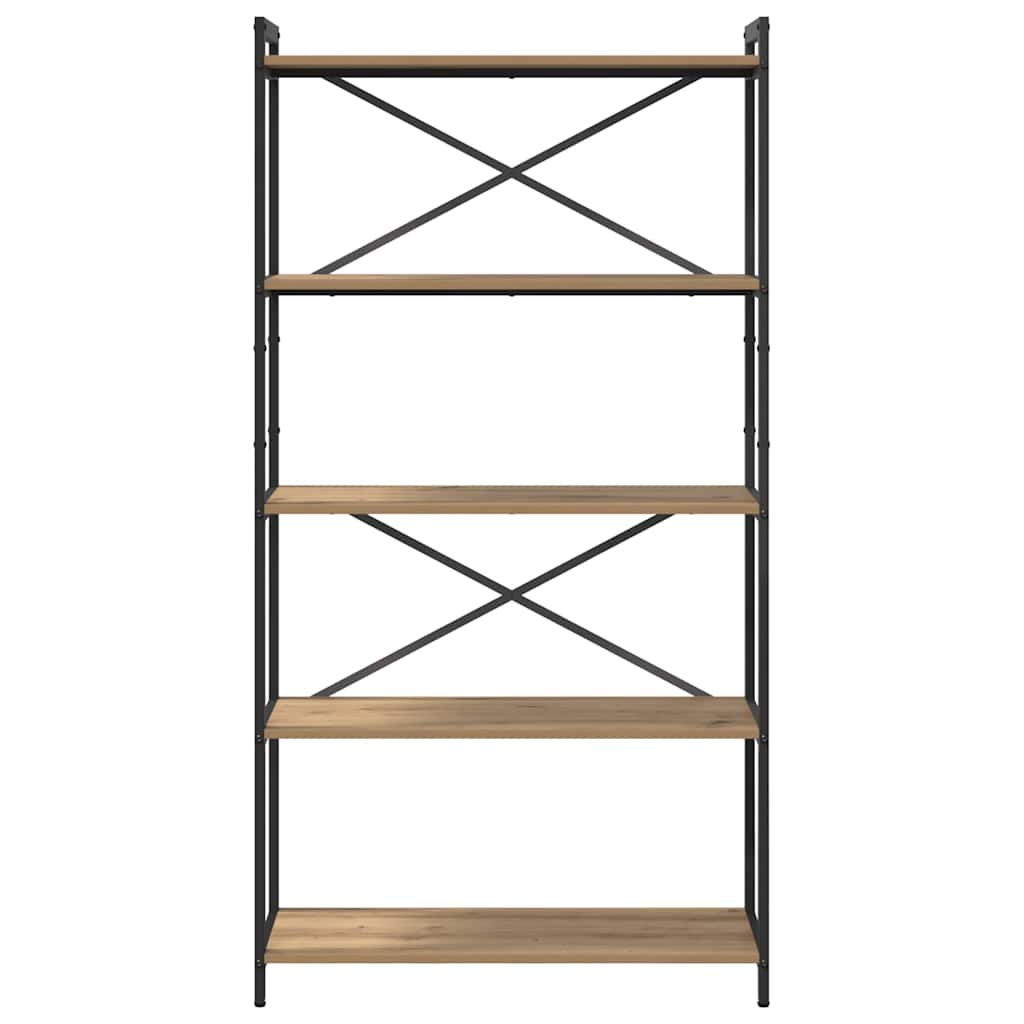 Bookshelf Artisan Oak 80 x 30 x 155 cm Engineered Wood