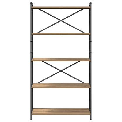 Bookshelf 80 x 30 x 155 cm Engineered Wood Artisan Oak