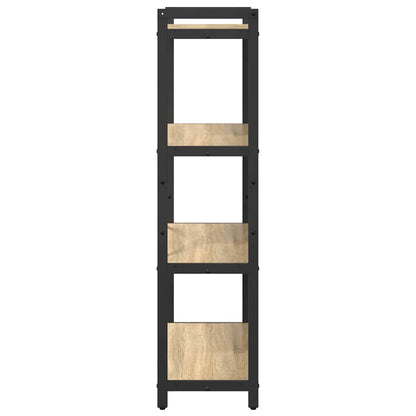 Bookshelf 80 x 30 x 120 cm Engineered Wood Sonoma Oak