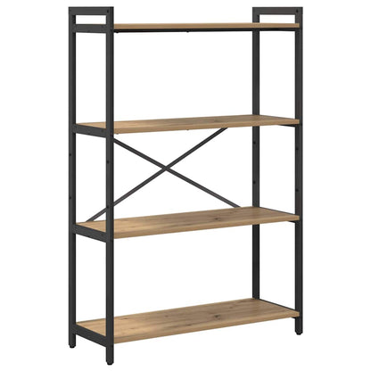 Bookshelf 80 x 30 x 120 cm Engineered Wood Artisan Oak