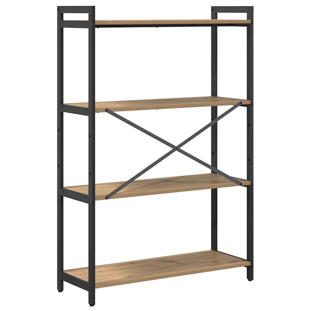 Bookshelf Artisan Oak 80 x 30 x 120 cm Engineered Wood