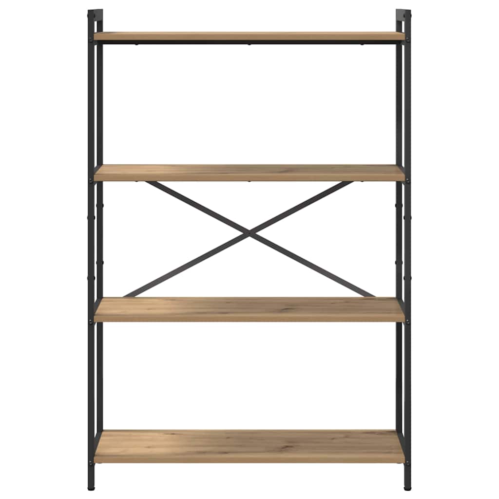 Bookshelf 80 x 30 x 120 cm Engineered Wood Artisan Oak