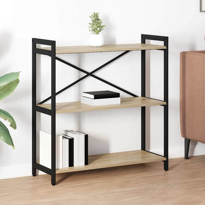 Bookshelf Sonoma Oak 80 x 30 x 85 cm Engineered Wood