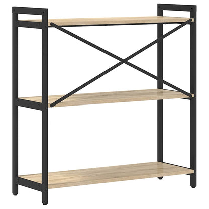 Bookshelf Sonoma Oak 80 x 30 x 85 cm Engineered Wood