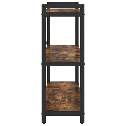 Bookshelf Smoked Oak 80 x 30 x 85 cm Engineered Wood