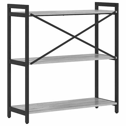 Bookshelf Grey sonoma 80 x 30 x 85 cm Engineered Wood