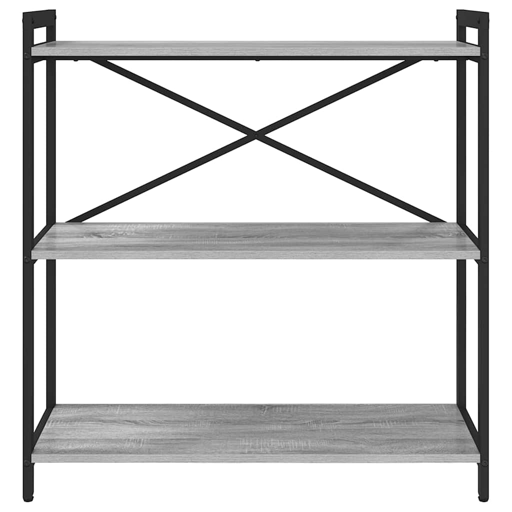 Bookshelf Grey sonoma 80 x 30 x 85 cm Engineered Wood