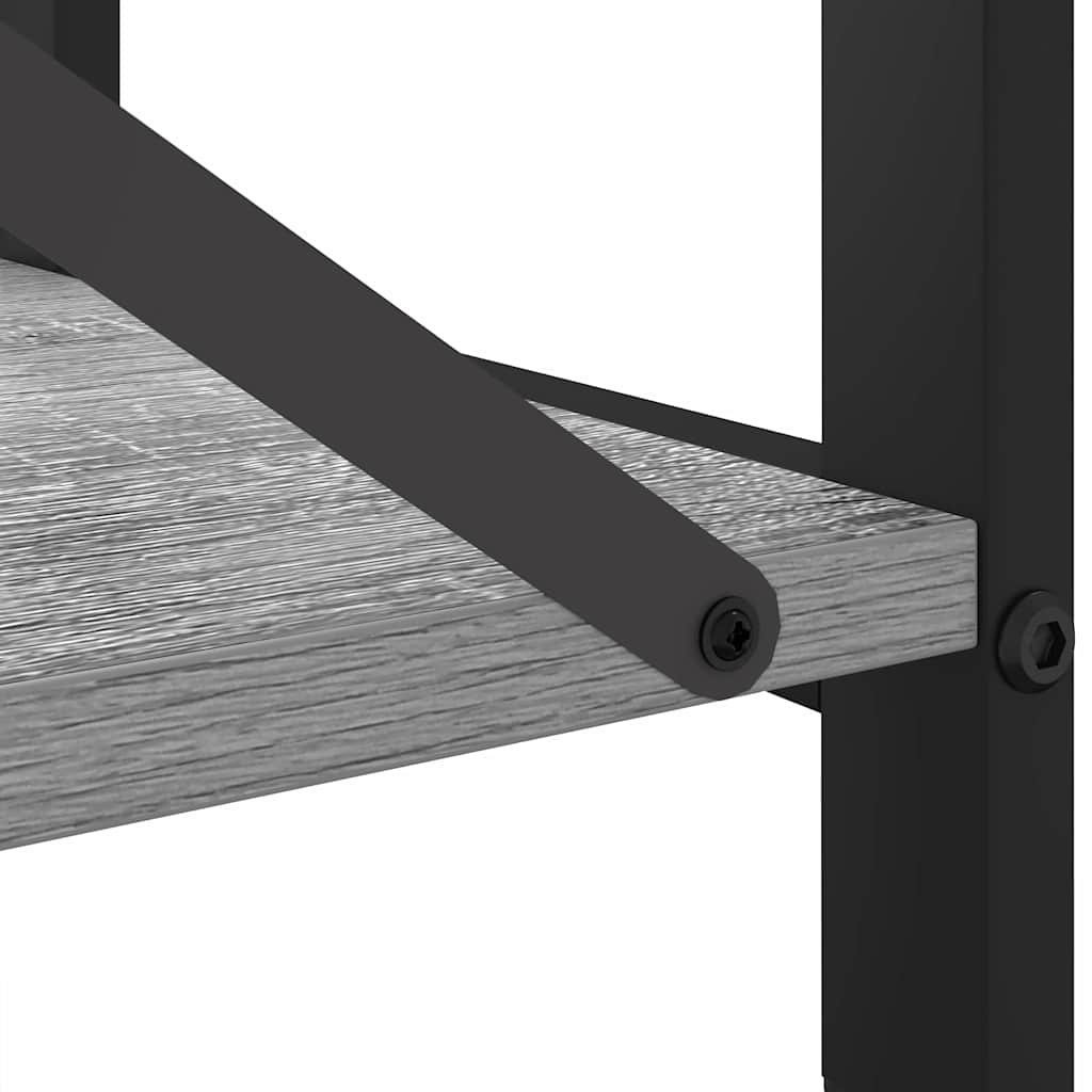 Bookshelf Grey sonoma 80 x 30 x 50 cm Engineered Wood