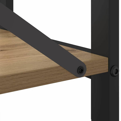 Bookshelf Artisan Oak 80 x 30 x 50 cm Engineered Wood