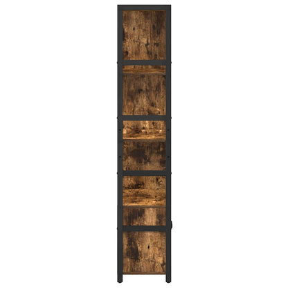 Bookshelf Smoked Oak 80 x 30 x 155.5 cm Engineered Wood