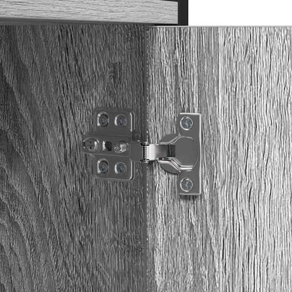 Bookshelf Grey sonoma 80 x 30 x 155.5 cm Engineered Wood