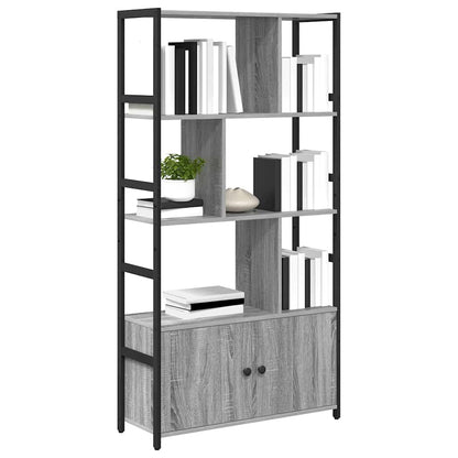 Bookshelf Grey sonoma 80 x 30 x 155.5 cm Engineered Wood
