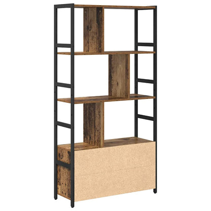 Bookshelf Old wood 80 x 30 x 155.5 cm Engineered Wood