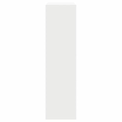 Parcel Drop Box with Storage White 44 x 22 x 82 cm Steel