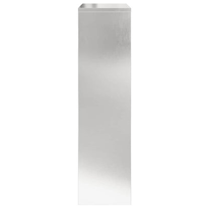 Parcel Drop Box Silver 44 x 22 x 82 cm Stainless Steel