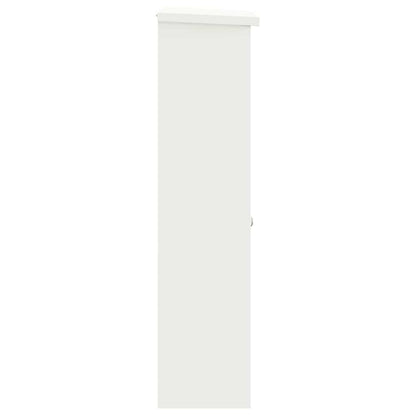 Parcel Drop Box with Storage White 44.5 x 29 x 110.5 cm Steel