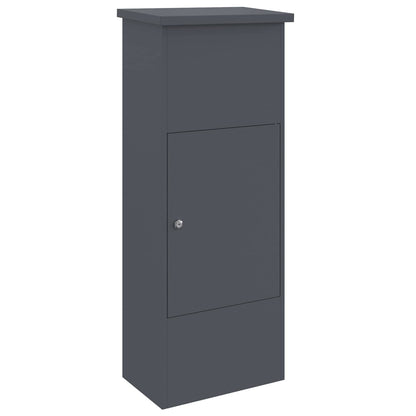 Parcel Drop Box with Door Anthracite 44.5 x 29 x 110.5 cm Steel