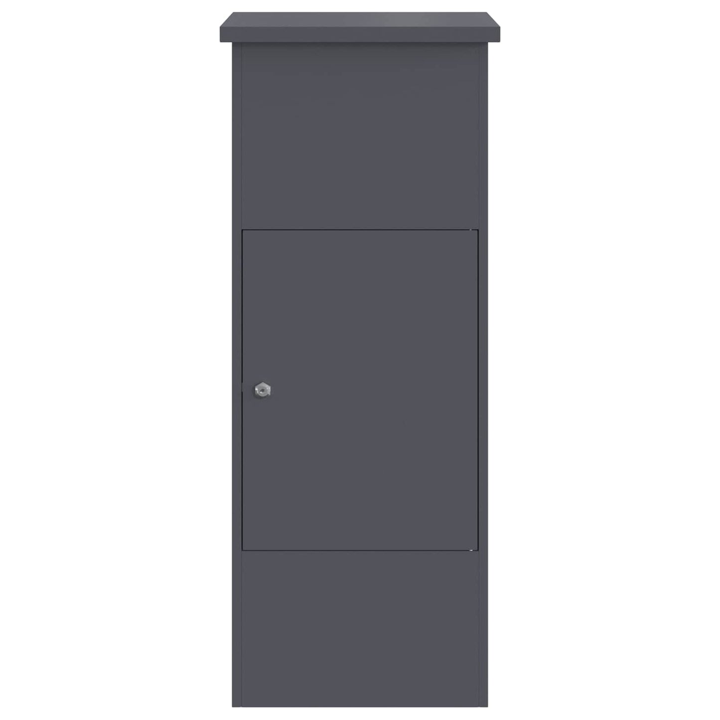 Parcel Drop Box with Door Anthracite 44.5 x 29 x 110.5 cm Steel