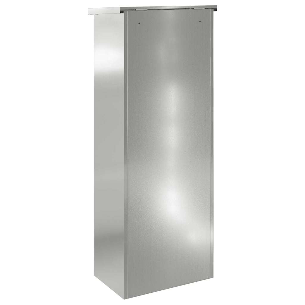 Parcel Drop Box Black 44.5 x 29 x 110.5 cm Galvanised Steel