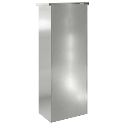 Parcel Drop Box Black 44.5 x 29 x 110.5 cm Galvanised Steel