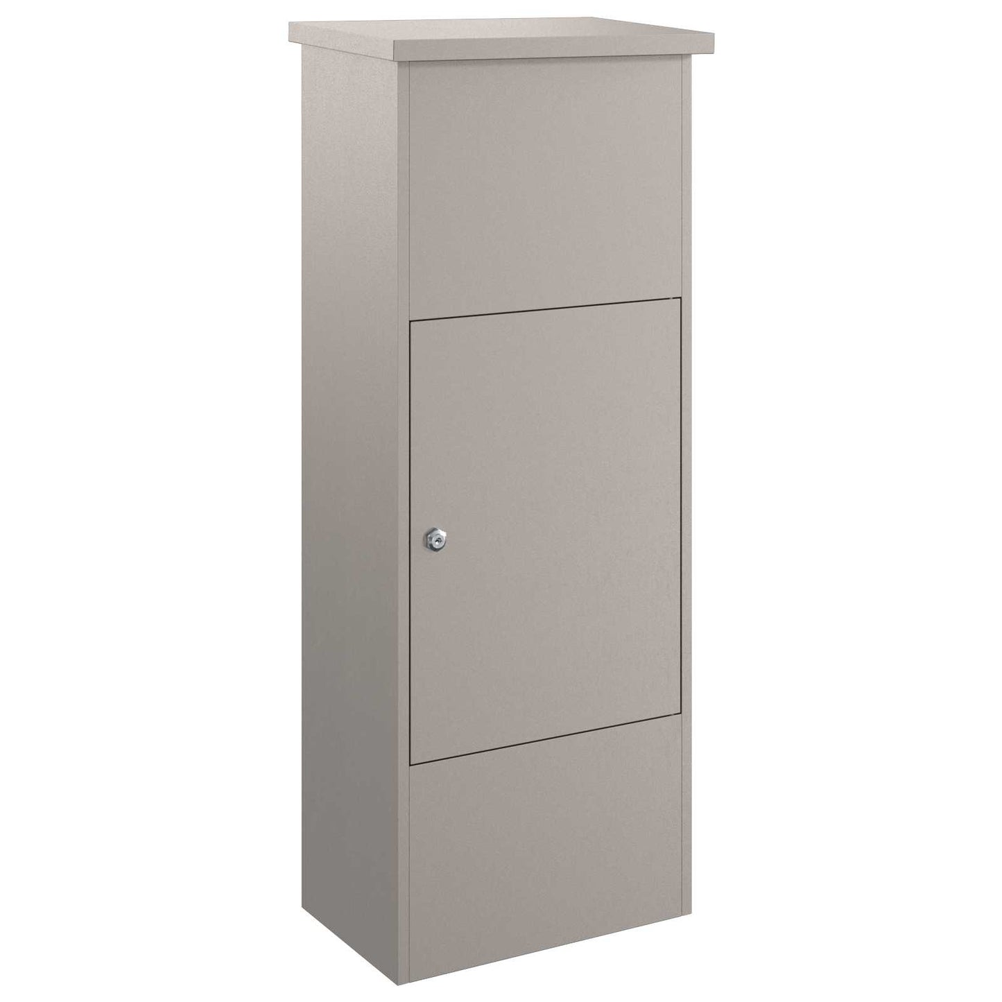 Parcel Drop Box Rusty 44.5 x 29 x 110.5 cm Weathering Steel