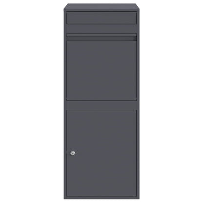 Parcel Drop Box with Storage Anthracite 47.5 x 38 x 59 cm Steel