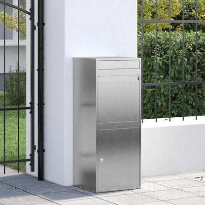 Parcel Drop Box Silver 47.5 x 38 x 59 cm Stainless Steel