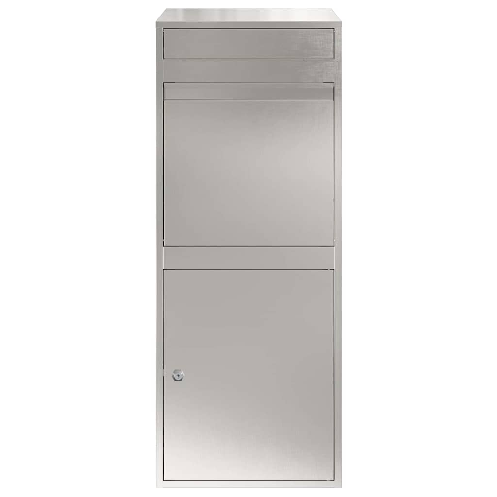 Parcel Drop Box Silver 47.5 x 38 x 59 cm Stainless Steel
