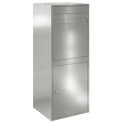 Parcel Drop Box Silver 47.5 x 38 x 59 cm Galvanised Steel